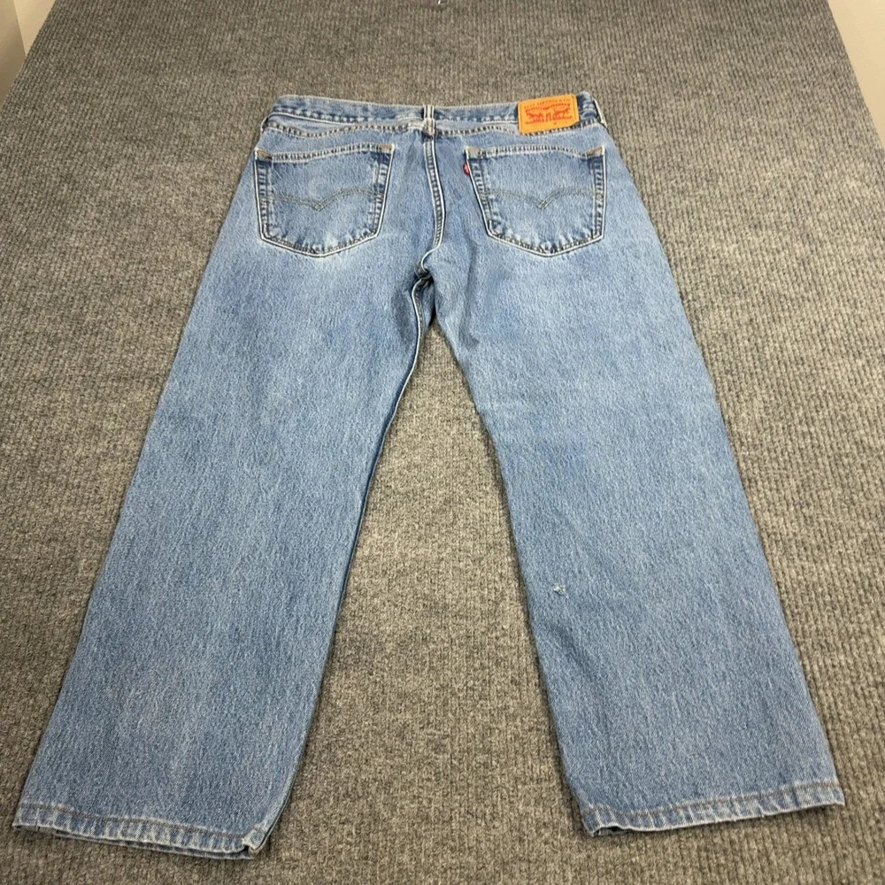 Levis 505 Straight Leg‎ Jeans Mens W36 Blue Regular Fit Denim Workwear Skate